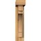 Ekena Millwork Merced Block Rough Sawn Bracket w/ Offset Brace, Western Red Cedar, 4"W x 14"D x 18"H BKT0402X14X18MRC05RWR - alternate 2